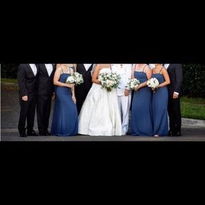 Lela Rose Dessy dress in Sophia blue